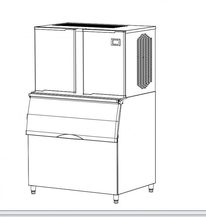 -18程度の氷メーカー機械、700Wゆとりのアイス・キューブ メーカー機械 26