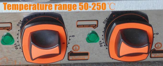 7台のロールスロイスのホット ドッグのローラー機械、1.69kw電気ソーセージのグリル 3